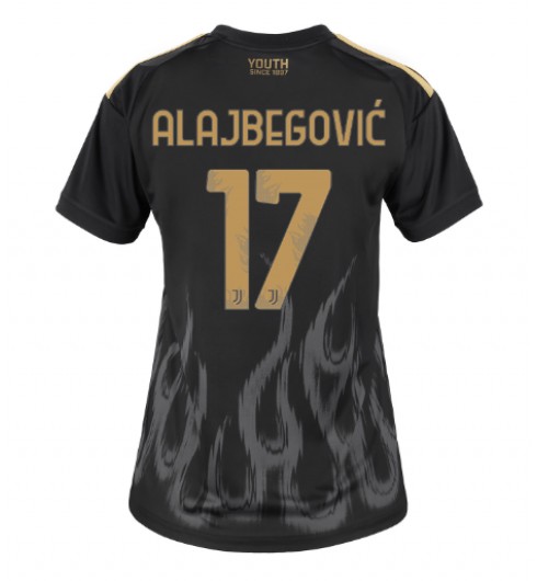 Juventus Kerim Alajbegovic #17 Alternativní Dres pro Dámské 2026-27 Krátký Rukáv Juventus Kerim Alajbegovic #17 Alternativní Dres pro Dámské 2026-27 Krátký Rukáv